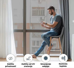 Samolepljive Folije za stakla sa UV zaštitom