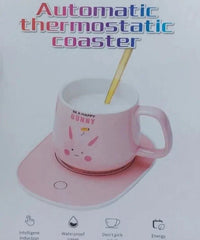 Dečija šolja Srecni Zec sa termostatickim postoljem za grejanje - Brzishop