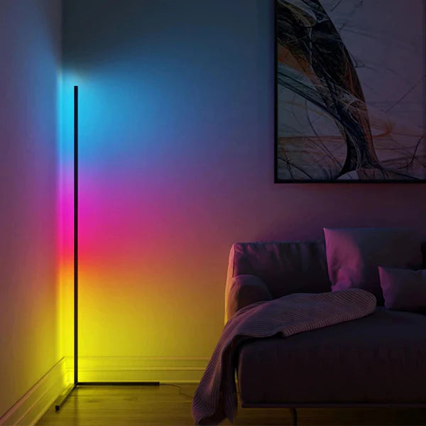 RGB ugaona podna lampa