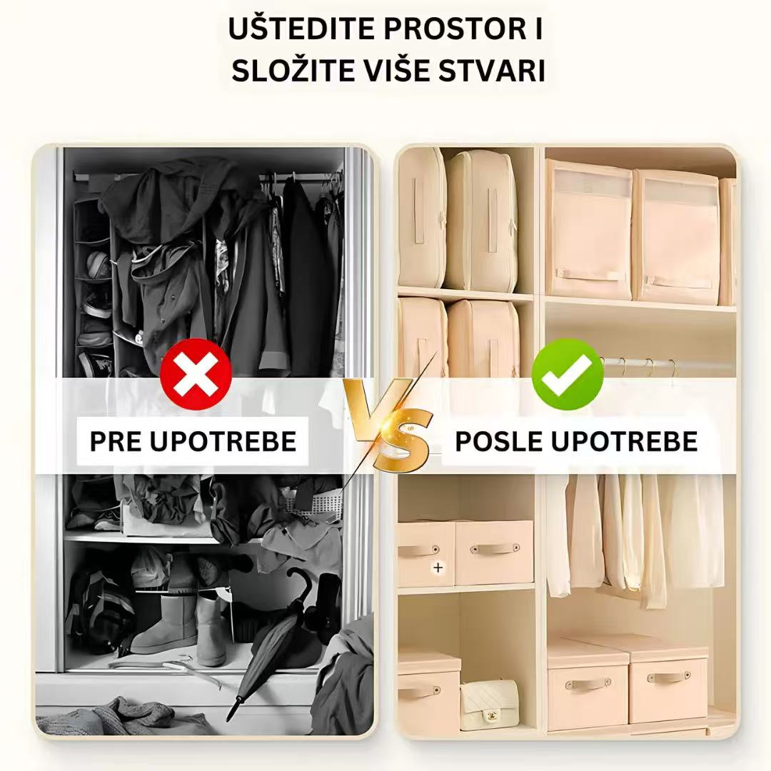 PRENOSIVI ORGANIZATOR ZA UŠTEDU PROSTORA