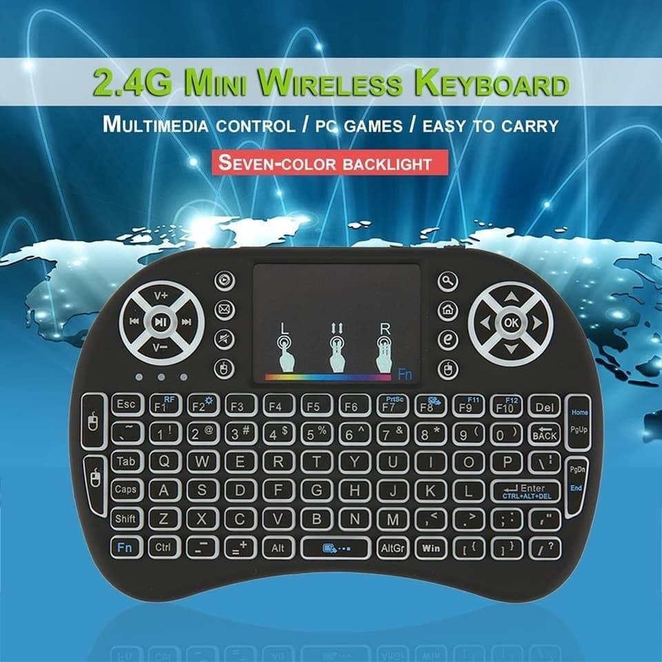 Bežična MINI TASTATURA sa RGB Osvetljenjem - Brzishop