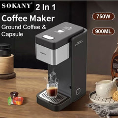 Kućni multifunkcionalni aparat za kafu – 900 ml – Sokany KF-6872 - Brzishop