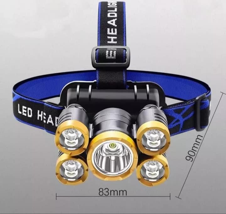 Lampa za glavu sa 5 led dioda 5*XPE - Brzishop