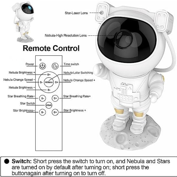 Noćno LED svetlo – projektor Astronaut - Brzishop