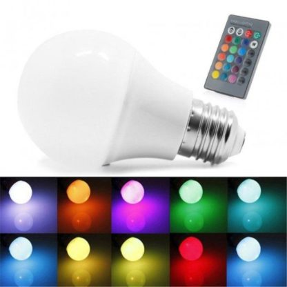 RGB LED sijalica sa daljinskim upravljačem – 8w - Brzishop