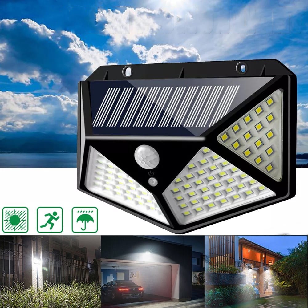 Solarni LED reflektor sa bočnim osvetljenjem - Brzishop