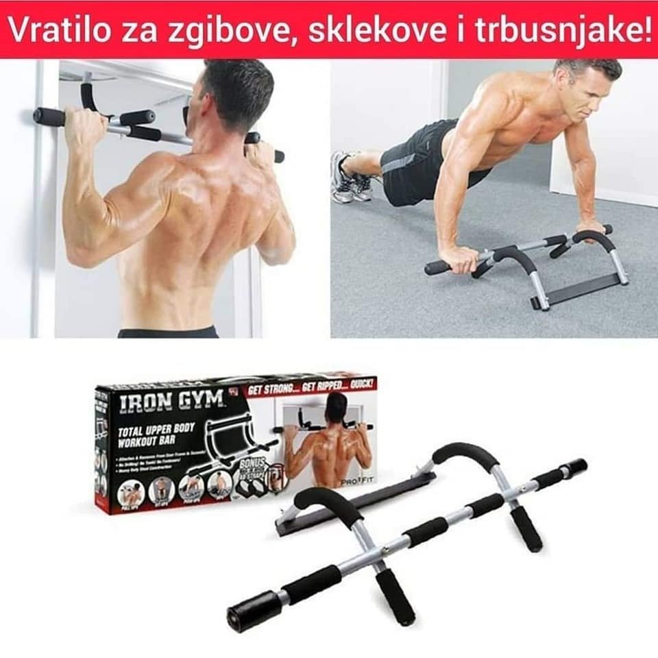 Vratilo – Šipka za vežbanje sklekova propadanja trbušnjaka - Brzishop